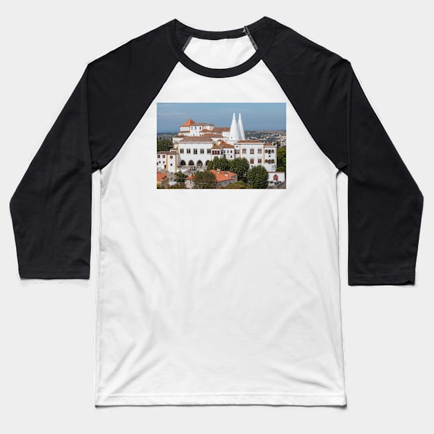 National Palace, Palacio National de Sintra, Sintra, Portugal, Europe Baseball T-Shirt by Kruegerfoto